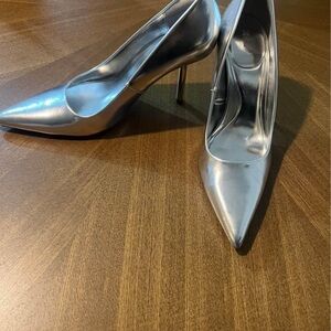 Zara Silver Stiletto Heels